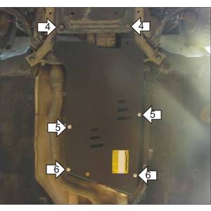 Защита Коробка переключения передач, Раздаточная коробка BMW 3 (e90) ( 2008-2011 ) г. арт: 30208-2018