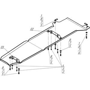 Защита Топливный бак Ford F-150 ( 2021- ) г. арт: 30711-2078