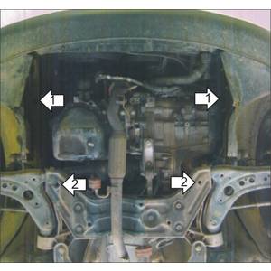 Защита Двигатель, Коробка переключения передач SEAT Cordoba ( 2002-2009 ) г. арт: 32704-2328
