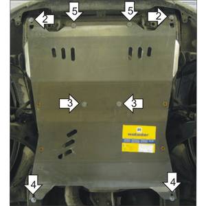 Защита Двигатель, Коробка переключения передач Subaru Forester ( 2002-2005 ) г. арт: 32201-2367