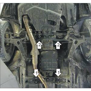 Защита Коробка переключения передач Subaru Impreza ( 2007-2011 ) г. арт: 32212-2379