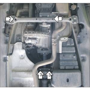 Защита Раздаточная коробка Volkswagen Touareg ( 2010-2015 ) г. арт: 32709-2485