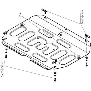 Защита Двигатель, Коробка переключения передач Jac J7 ( 2020- ) г. арт: 58301-2741