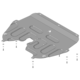 Защита Двигатель, Коробка переключения передач Москвич 3 ( 2022- ) г. арт: 57601-2884
