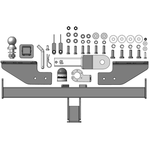 Фаркоп Haval H3 2024- ( универсал ) г. арт: 93117-E