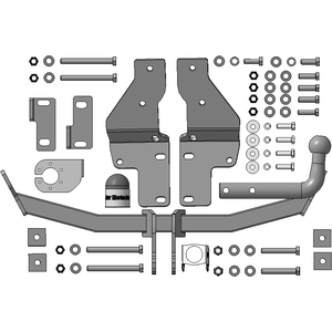 Фаркоп Hyundai Grand Santa Fe 2014-2018 ( универсал ) г. арт: 90908-A