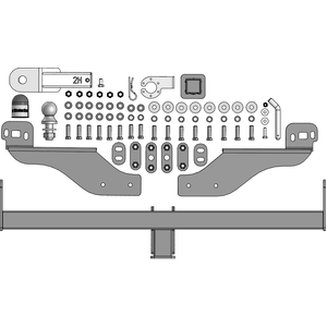 Фаркоп Jac T9 2024- ( Пикап ) г. арт: 98303-E