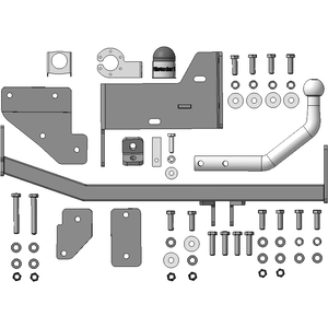 Фаркоп KIA Rio X 2020-2022 ( Хэтчбек ) г. арт: 91005-A