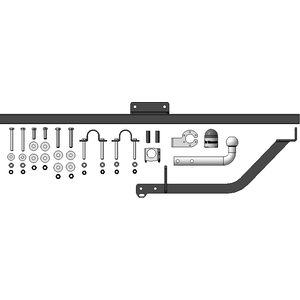 Фаркоп Lada 4x4 2006-2014 ( Внедорожник ) г. арт: 92105-A