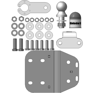 Фаркоп Toyota Land Cruiser Prado 120 2002-2009 ( универсал ) г. арт: 92513-FE