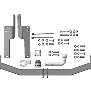 Фаркоп Toyota Land Cruiser Prado 150 2017-2023 ( универсал ) г. арт: 92508-A