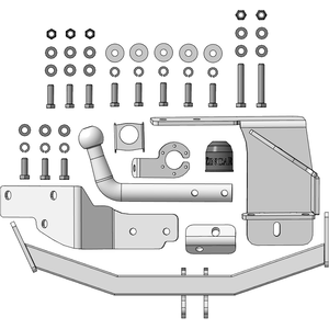 Фаркоп Hyundai Santa Fé V 2021- ( универсал ) г. арт: ZK101A