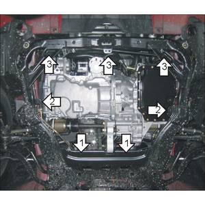 Защита Двигатель, Коробка переключения передач Mazda 6 ( 2002-2007 ) г. арт: 01114